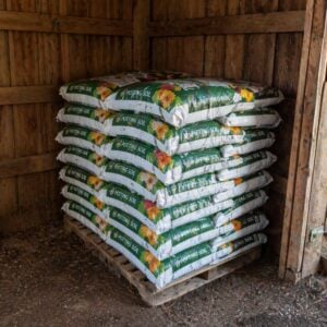 Bags of soil